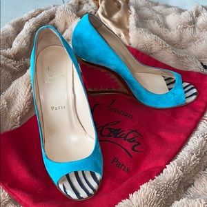 Christian Louboutin 37.5 Wedges